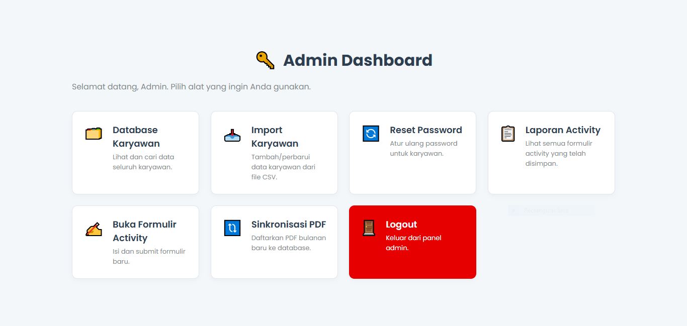 Halaman Login Portal
