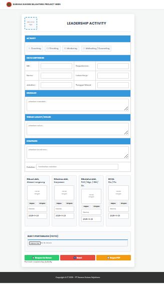 Dashboard Admin Portal